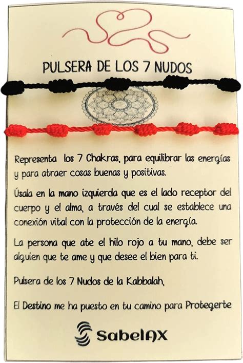 que significa la pulsera de 7 nudos roja|Pulsera roja de 7 nudos : Significados Espirituales y。